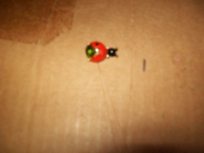 Vintage Small Lady Bug Brooch Costume Pin
