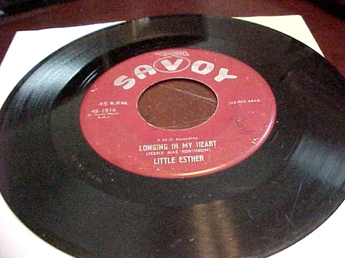 Little Esther Longing in My Heart & If it's News To You - Savoy 1516 -1957- VG