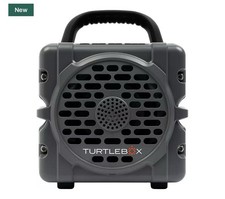Turtlebox Cub Loud Outdoor Audio Portable Waterproof Speaker New in Box GRAY