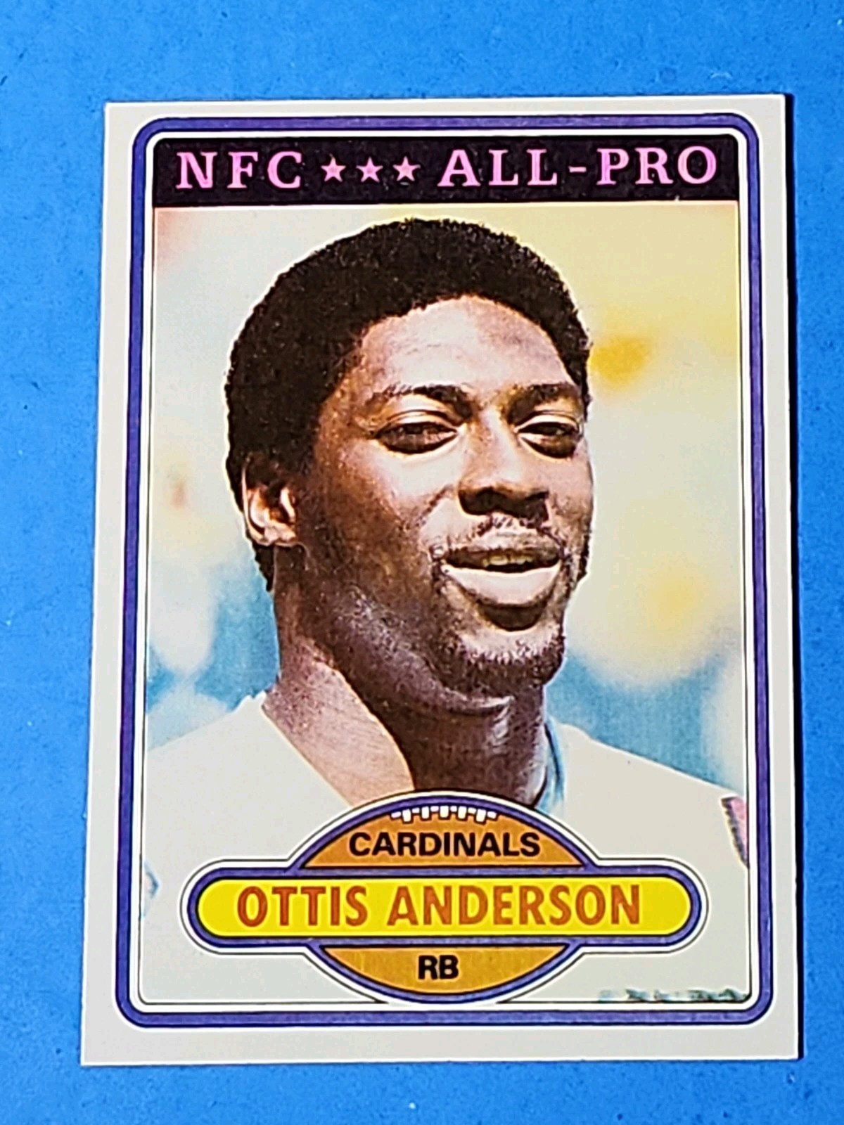 1980 TOPPS FOOTBALL #170 OTTIS ANDERSON ROOKIE NM