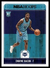 2017-18 Hoops #290 Dwayne Bacon Charlotte Hornets Rookie