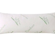 Bamboo Bolster Long Pillow with Memory Foam Filling and zipper cover machine was