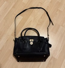 Borsa a mano Michael Kors - pelle nera con ferramenta dorata