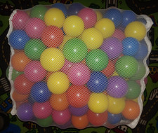 Ball Pit Balls for Kids, Plastic Refill 200  count Pack, Phthalate and BPA Free