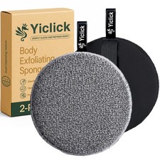 Exfoliating Body Scrubber Set - Bath Scrub Buffer Loofah Sponge 2 Pack