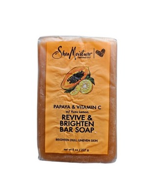 Shea Feuchtigkeit Papaya & Vitamin C Beleben & Aufhellen Stabseife 8oz 