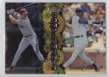 1999 Topps Finest Complements Refractor Right Juan Gonzalez Sammy Sosa #C4 1ep3