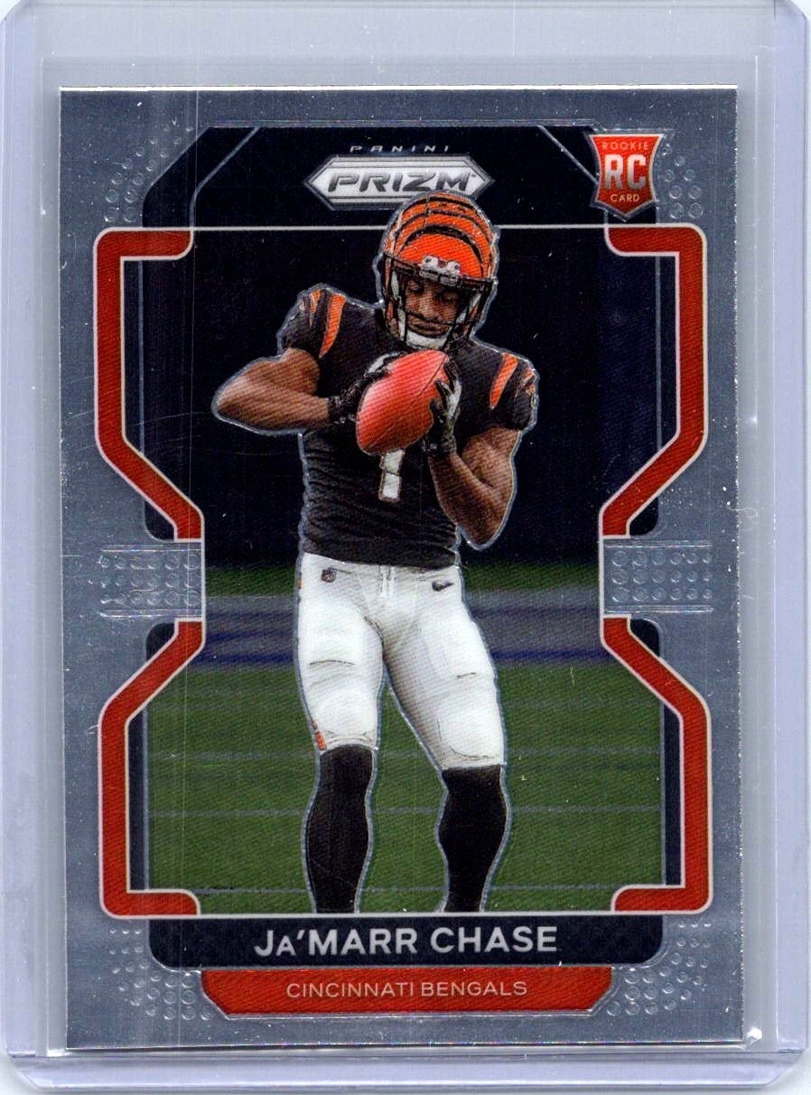 2021 Panini Prizm Silver #337 Ja'Marr Chase RC Cincinnati Bengals NM