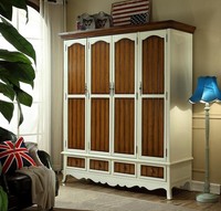 Mehrzweck Kleiderschrank Schlafzimmer Regale 198Cm Regal SchräNke Schrank Holz