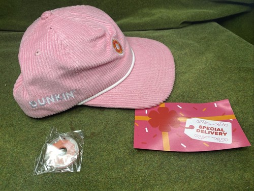 Dunkin Donuts Sombrero de Pana Rosa-Llavero Dulce Golosina ¡Desafío de Temporada! - Imagen 5 de 5