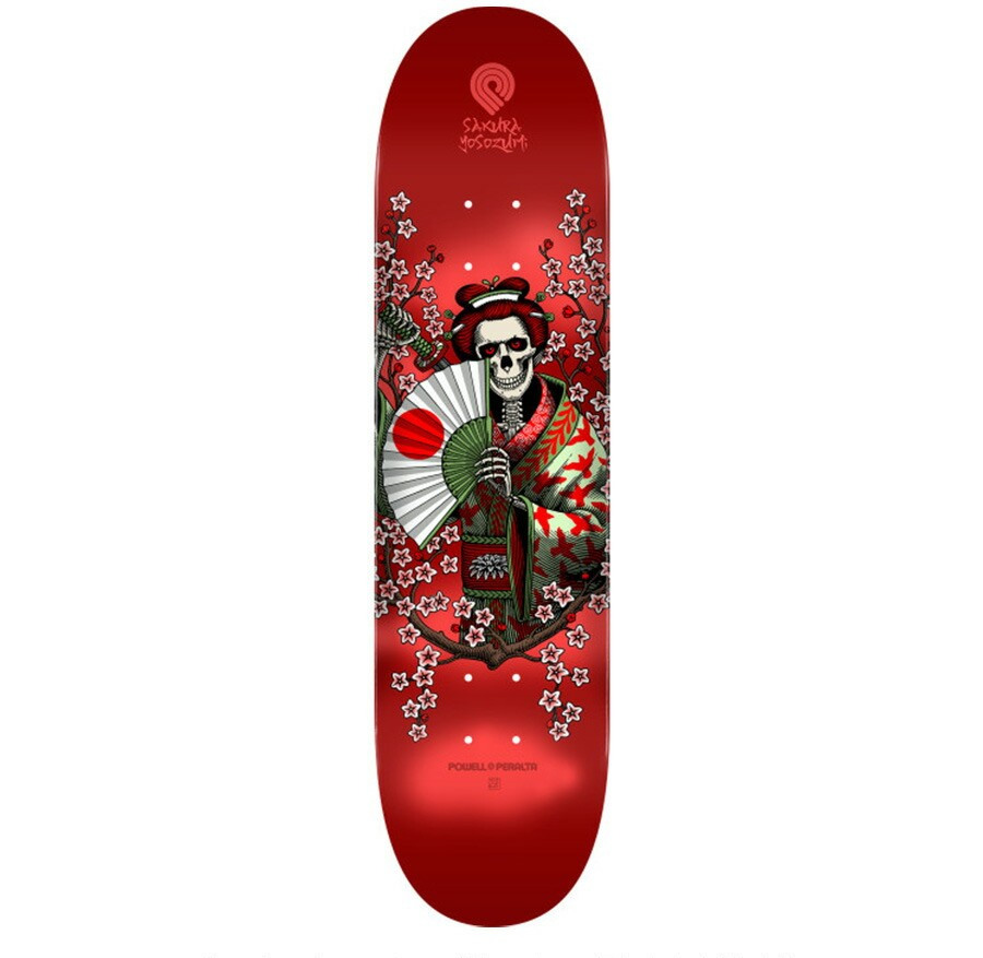 新品Powell Peralta SAKURA YOSOZUMI RED 8.0 Amazon.co.jp: Powell Peralta Sakura Yozomi Samurai