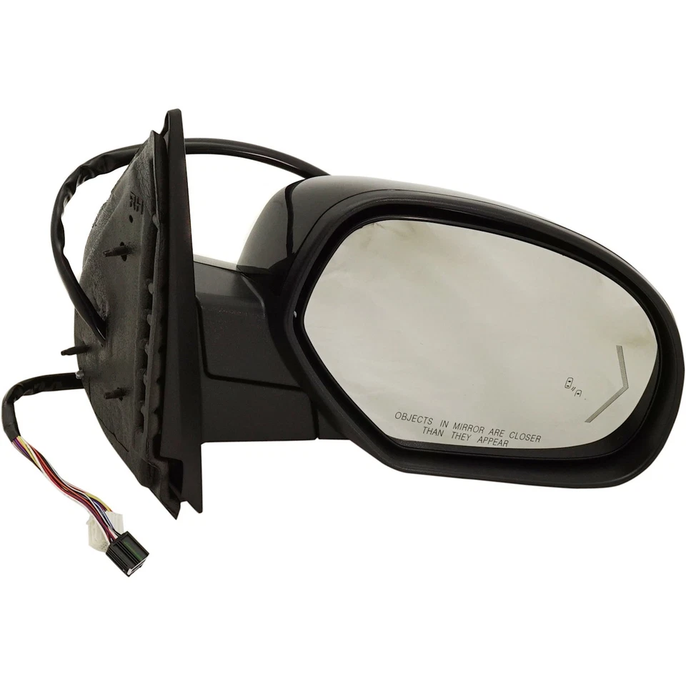 Mirror Set For 2007-2014 Chevy Suburban Yukon Tahoe LH RH Textured Heated - Image 3 of 4