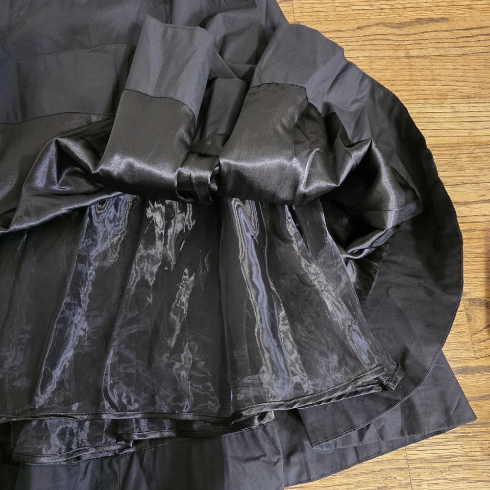 Falda negra vintage Alexander McQueen MCQ para Target cintura alta talla 5 Foto 4 de 4