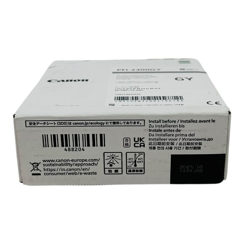 Genuine Canon PFI-2300GY Gray Ink Tank for GP-2000/GP-4000, 5281C001 Exp.10/27 - 第 7/9 張圖片
