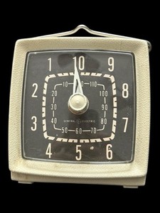 General Electric GE Dryer Timer Wind Up 10hr Photography Vintage 50’s  UNTESTED