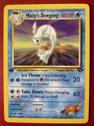 Misty's Dewgong 54/132 Gym Challenge 1st Edition