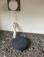 Google Nest Mini 2nd Gen Smart Speaker Charcoal - Tested With Power Cord H2C