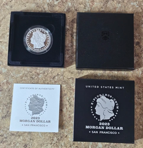 2023-S Morgan Proof Silver Dollar $1 San Francisco OGP w/COA