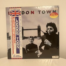 Vintage Wings London Town 12" Black Vinyl LP 1978 Capitol Japan Obi Rock Pop