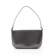 Louis Vuitton Fowler Monogram Mat Handbag Women Black One Size