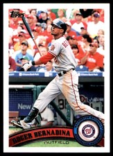 Roger Bernadina 2011 Topps #84 Nationals MLB READ FREE SHIPPING AutographDen