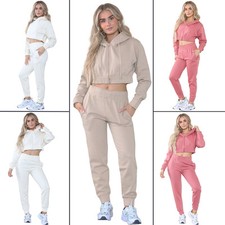 Kruze Mujer Chándales Juegos 2pcs Corto Sudadera con Cremallera Casuales Suit