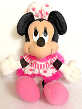 VTG Mattel Arcotoys Disney Minnie Mouse Plush Stuffed Toy Polk.a.Dot Dress 13