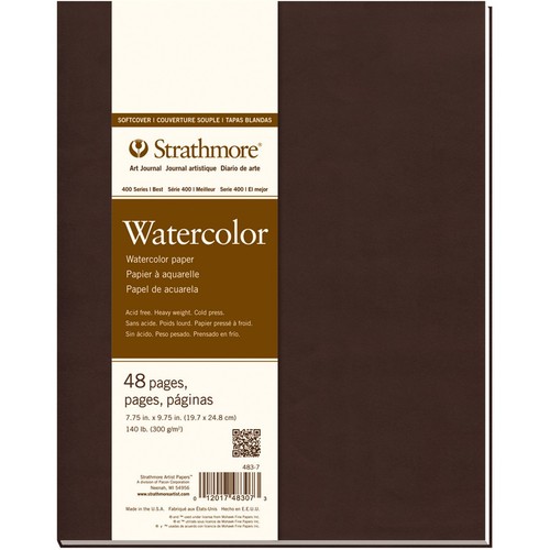 Strathmore Softcover Aquarell Journal 7,75 Zoll x 9,75 Zoll - 24 Blatt 62483700