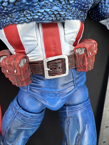 🇺🇸Marvel Legends 12" CaptainAmerica Icons gebrauchte Figur. Maske - Mancave Relikte - Bild 15 von 16