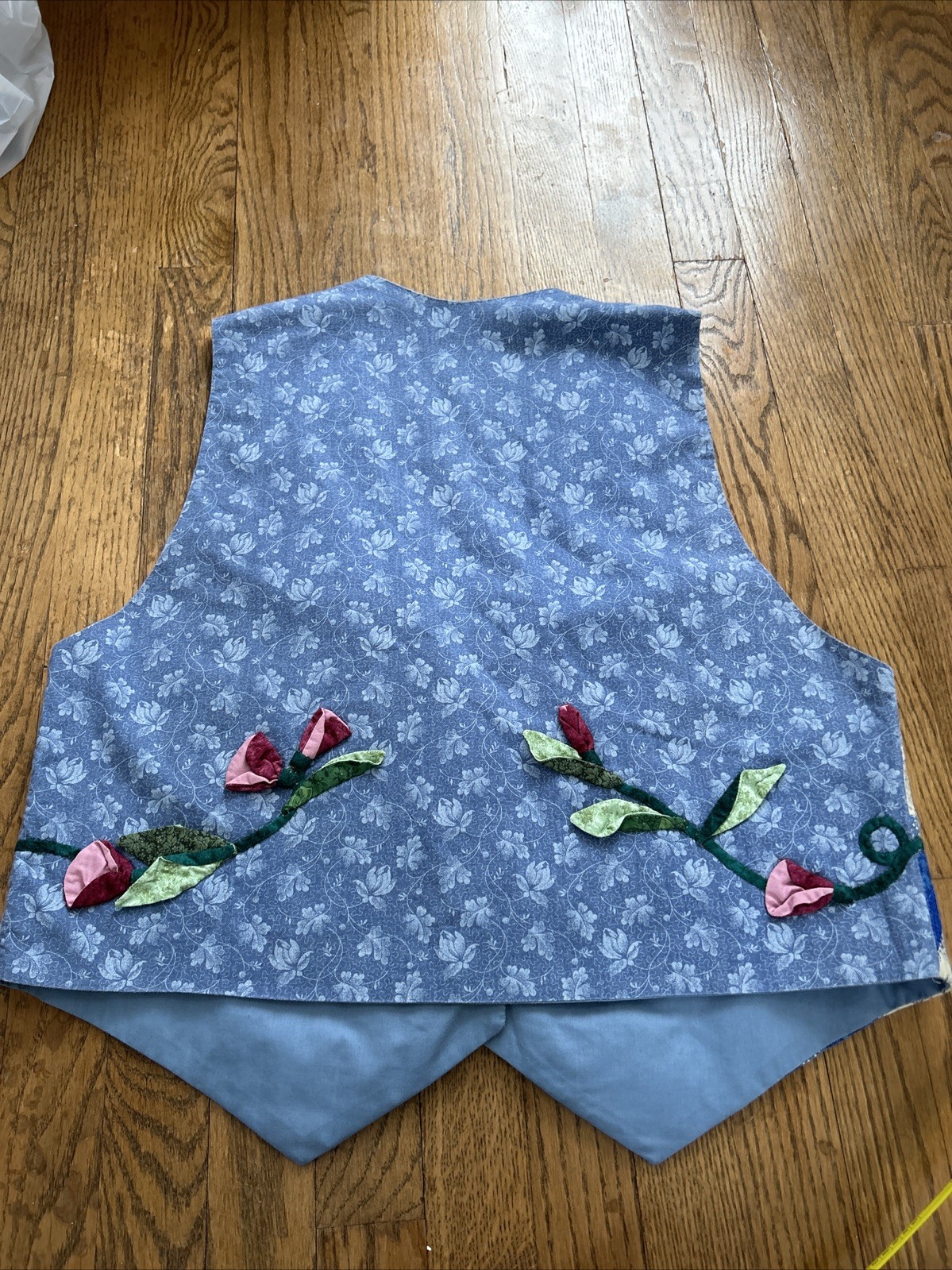 Unique Handmade Patchwork Quilted Texture Flower … - image 3