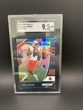 2020 Panini Prizm Draft Picks - Lamar Jackson #63 Blue Prizm POP 3