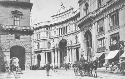Vintage Photo from Collection, Naples, Teatro San Carlo and Galleria Umberto P. 1890!