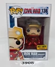 Funko Pop! Marvel Civil War Captain America IRON MAN #136 Vinyl Figure Hot Topic