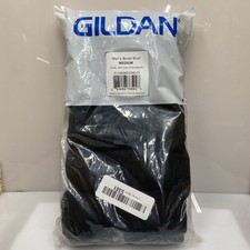 Gildan Men's Covered Waistband 100 Cotton 5 Pack Black Medium Boxer Brief