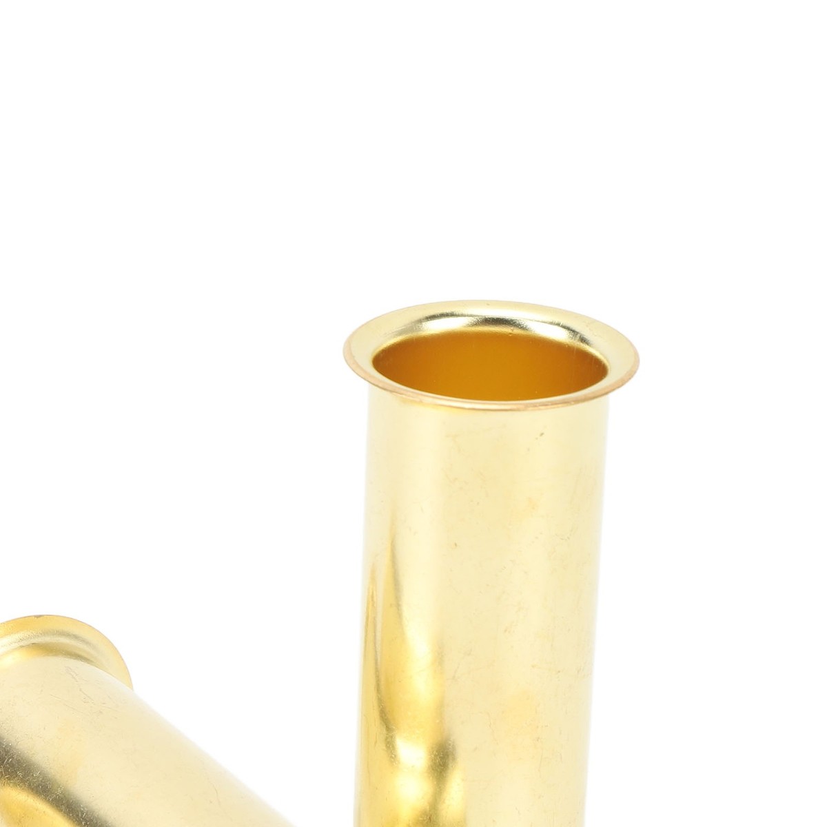 Yaocom 3-Pack Brass Boat Drain Tubes - 1" Bottom Diameter, 6" Length, For Livewell & Transom Installation