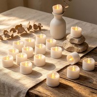 LED Teelichter 24Er Set Batteriebetrieben Flammenlos FüR Dekoration 24 StüCk