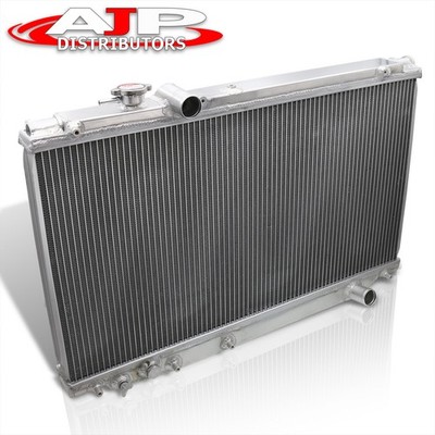 2 Row Dual Core High Capacity Cooling Radiator For 1993-1998 Toyota Supra Manual