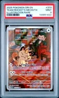 Team Rocket's Meowth 203/182 Illustration Rare 203 Destined Rivals PSA 9 Mint