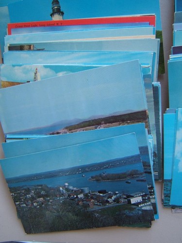 700 VINTAGE LIGHTHOUSE POSTCARDS 1960-80's NUMEROUS STATES & CANADA - Picture 3 of 11