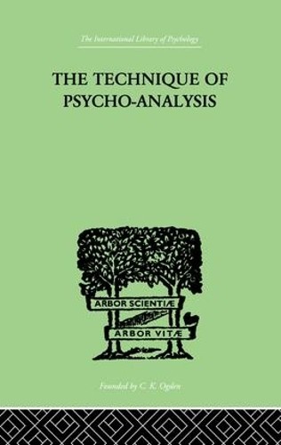 The Technique Of Psycho-Analysis by  Forsyth, David - 9781138882614