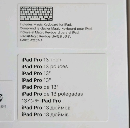 Apple iPad Magic Keyboard Case for iPad Pro 13-inch M4 Built-in Trackpad - Black - Photo 7/7