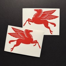 Premium PAIR Mobil Style Pegasus Vinyl Sticke...