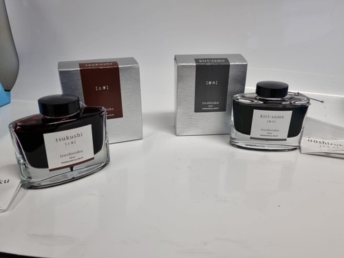 2 Pilot Iroshizuku Tsukushi Kiri-same 土筆 Fountain Pen Ink 50ml New Discontinued