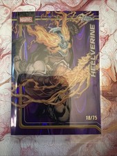 2026 Topps Chrome Marvel Hellverine Purple Storm’s Lightning Refractor #125 /75