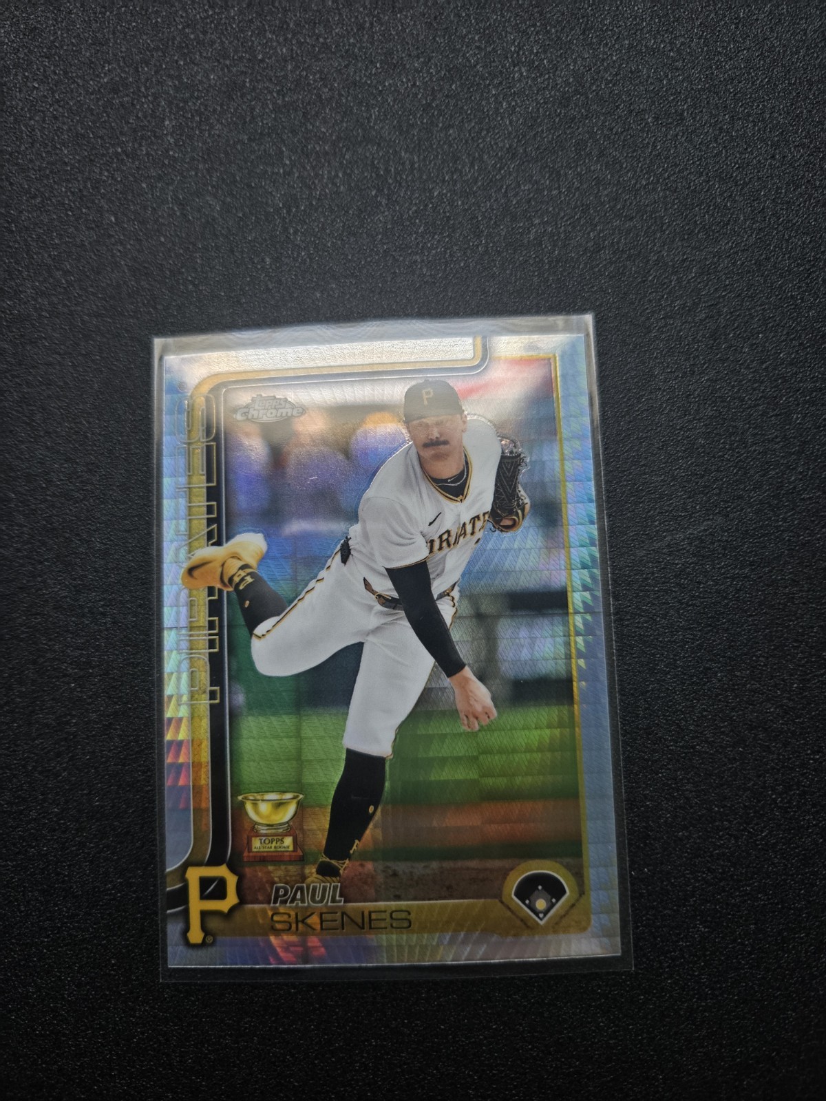 2025 Topps Chrome - Paul Skenes #300 Prism Refractor Topps Cup All-Star Rookie