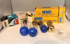 Vintage Projector Lamp Lot Sylvania, WIKO AV Photo Bulbs 400, 500, 600, 2 750W