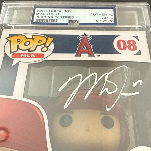 MIKE TROUT HAND SIGNED FUNKO POP ENCAPSULATED AUTO INCASED PSA/DNA - Picture 10 of 10