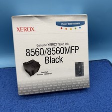 New Genuine Xerox 8560 8560 Black Solid 108R00727 Ink Cartridges Box