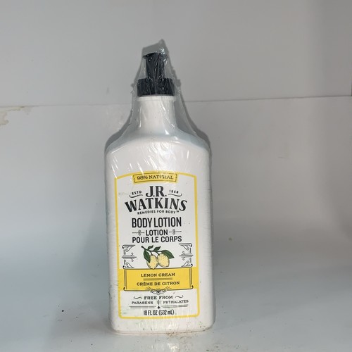 J.R. Watkins Body Lotion Daily Moisturizing 98% Natural Lemon Cream Scent 18 Oz - 第 1/3 張圖片
