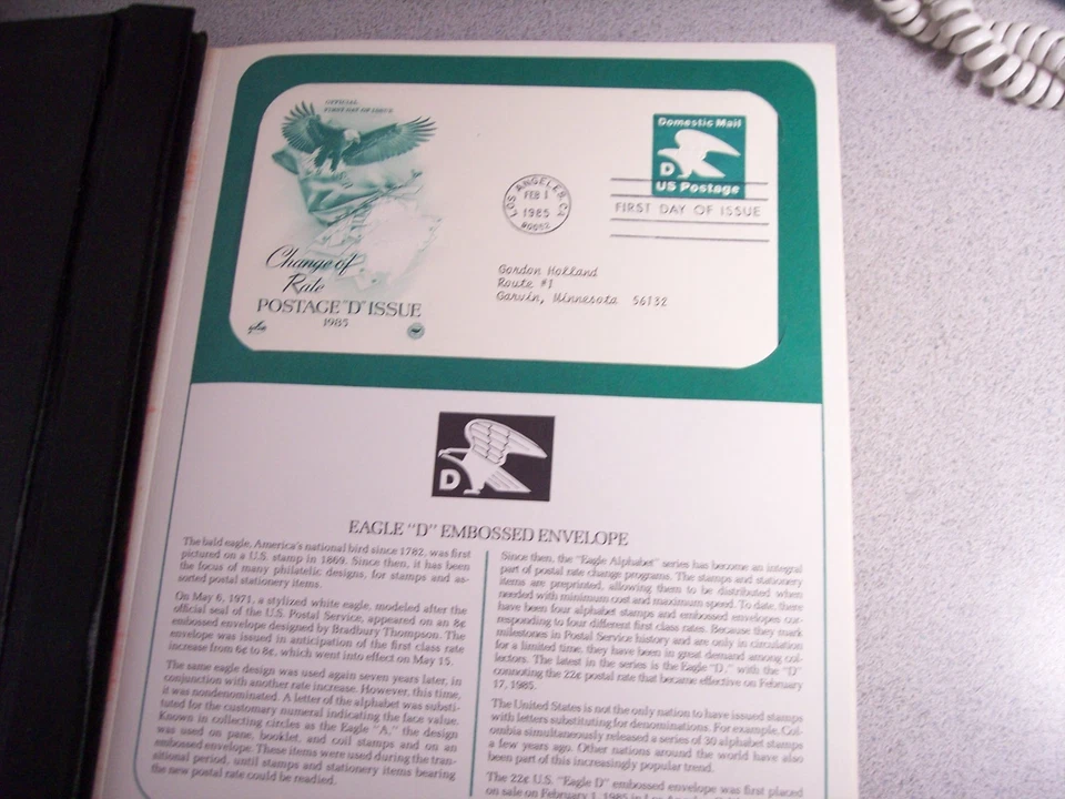 131 First Day Covers From Postal Comm Society 1985 Book - Image 3 of 4